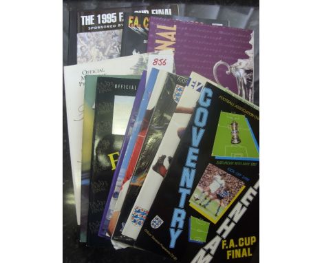 FA Cup Finals, a collection of programmes from 1985 to 2013, complete with all Replays, in very good condition
