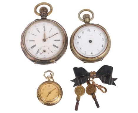 Various pocket watches, including Longines and Bucherer (3)Lot sold as seen unless specific item(s) requested