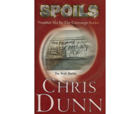 Chris Dunn Signed Book Spoils 2004 First Edition Softback Book with 578 pages Signed by Chris Dunn on the Fifth page publishe