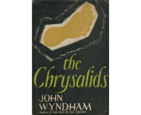 The Chrysalids by John Wyndham 1955 First Edition Hardback Book with 238 pages published by Michael Joseph Ltd some ageing go