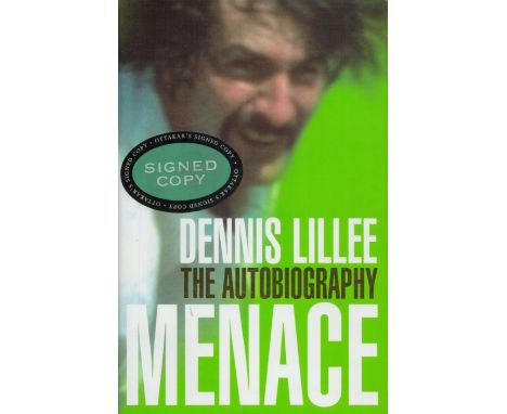 Dennis Lillee Signed Book Menace The Autobiography 2003 First Edition Hardback Book with 342 pages Signed by Dennis Lillee on