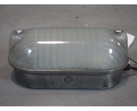 A vintage Simplex turtle light, H.12 W.26 D.13cm 