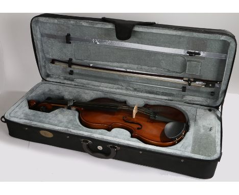 Stentor Student II viola, two piece case back, with case, music and bow