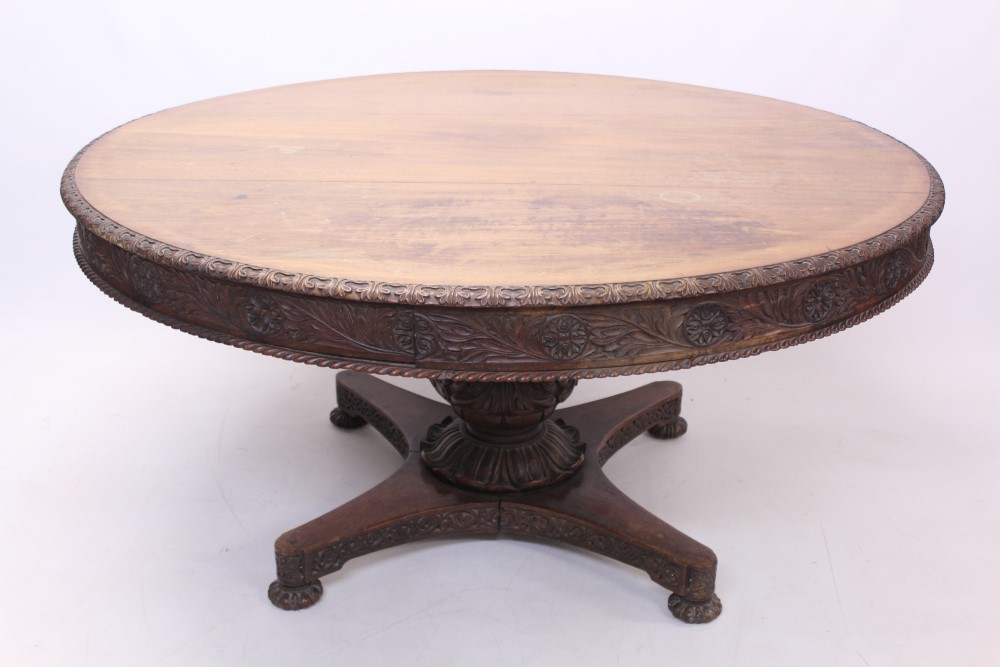 19th century AngloIndian carved teak auctions & price archive