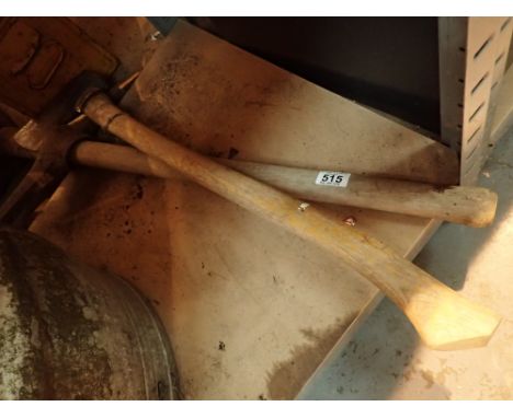 Large axe and a pickaxe 