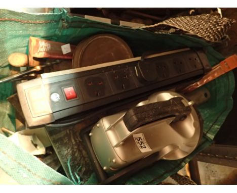 Green carrybag of mixed tools