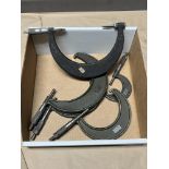 Lufkin Rule Co 1-2" OD Micrometer, Lufkin Rule Co 3-4" OD Micrometer, Lufkin Rule Co 4-5" OD