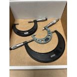 Starrett 4-5" OD Thread Micrometer, Starrett 2-3" OD Tthread Micrometer, Mitutoyo 1-2" OD Thread