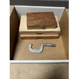 Mituotyo OD Dial Micrometer No. 193-113 50-75 mm, Fowler & QLR 0-1" OD Dial Thread Micrometer,