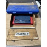 10 Piece Angle Block Set (Incomplete), Adjustable Parallels Set, Angles Set, Aerospace Levels