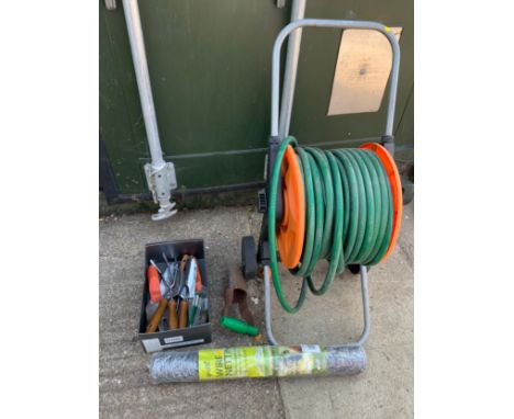 Garden Hose, Garden Tools and Wire Netting 