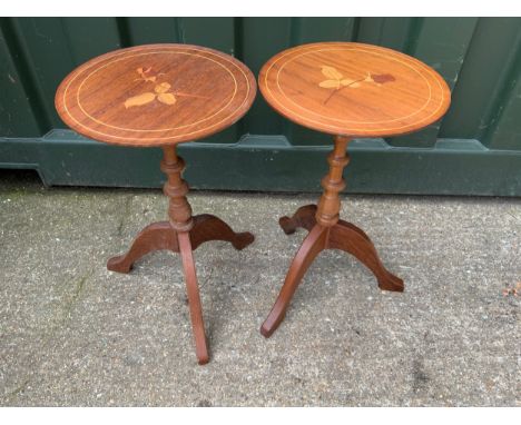 Pair of Tripod Wine Tables 