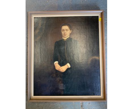 Framed Oil on Canvas Portrait - 57cm x 68cm 