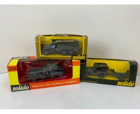 3x Solido Military Models 