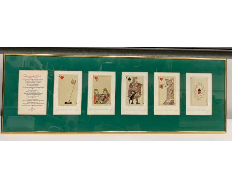 Robin AH Brockway 1978 Limited Edition Print - The Taking of The Queen of Hearts - 88cm x 30cm 