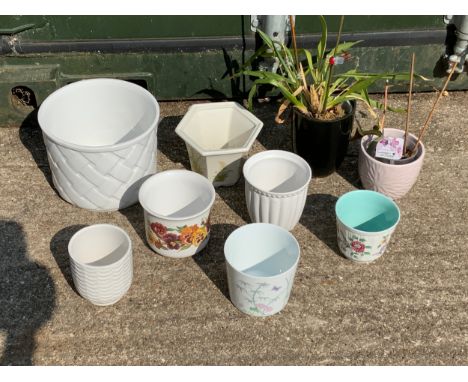 Quantity of Ceramic Planters 