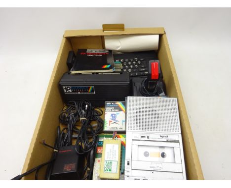 Sinclair ZX Spectrum+ computer with user guide, Rotronics Wafadrive & manual, some ZX and 48k games, Ingersoll cassette recor