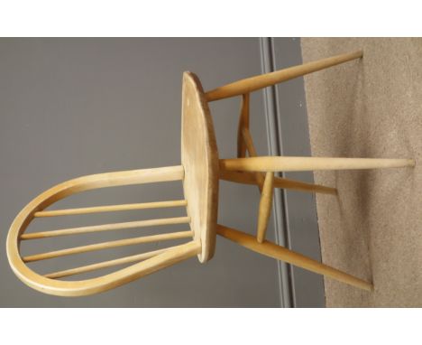 Ercol 'Windsor' elm and beech stick and hoop back chair Condition Report Click here for further images, condition, auction ti