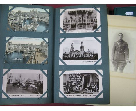 An Edwardian Picture Postcard Album, containing approximately two hundred and eighty eight cards and photographs, including G