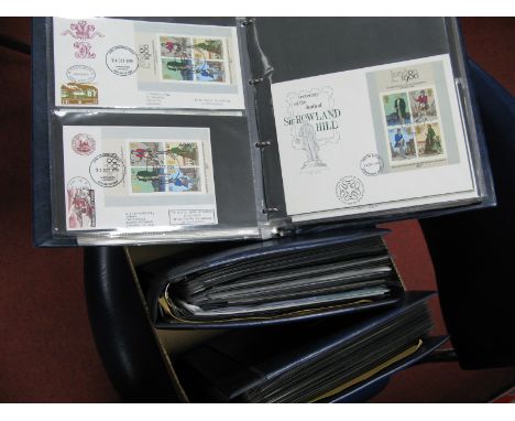 Three Albums of First Day Covers, from Great Britain and Commonwealth Countries celebrating London 1980 stamp exhibition and 