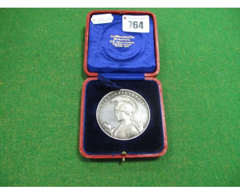 A Cased Kelvinside Academy Medallion Forth Upper Class, Roger Keith Kelsall, DUX 1925 - 1926, by Alex R Kirkwood and Son, med