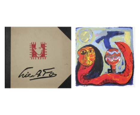 lithograph printed in colors, signed Lie Fo A and dated (19)93 - in a portfolio || LIE FO A (° 1945) portfolio met één kleurl