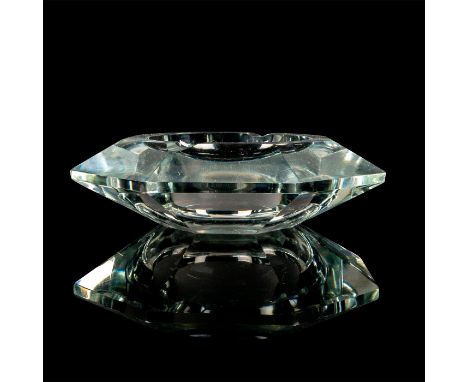 Faceted Crystal Ashtray