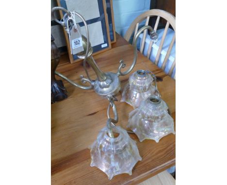 3 branch ceiling light fitting 