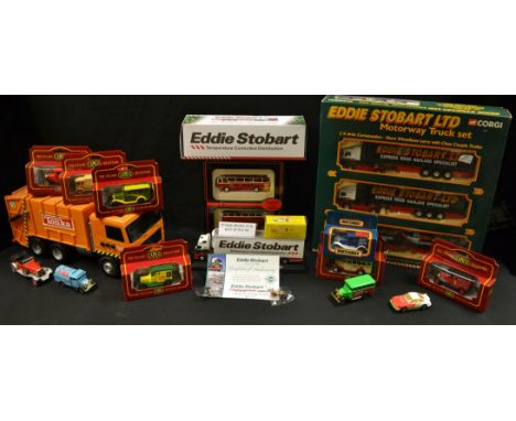 Diecast Vehicles - inc Corgi Toys 60021 Eddie Stobart Ltd boxed set;  97356 AEC Pump Escape Fire Engine; others Matchbox, Cam