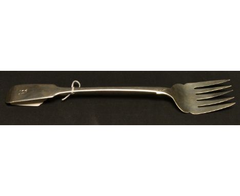 A William IV silver serving fork, London 1832