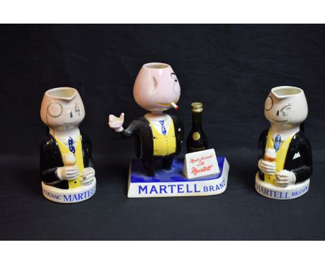 Advertising/Breweriana - a Carlton Ware ceramic Martell Brandy POS figure, Make Friends With Martell; a pair of similar bar j