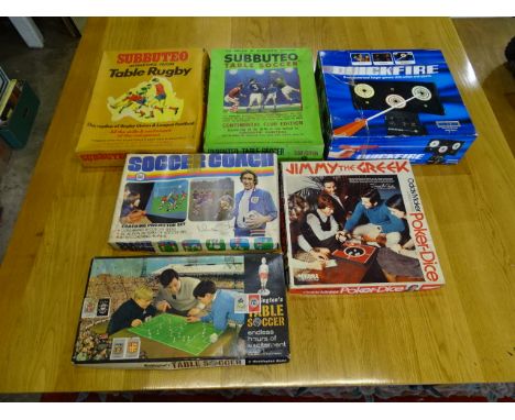 Vintage board games to include Subbuteo and Crossfire etc&nbsp;