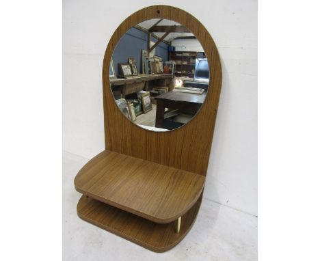 Mid century mirror shelf