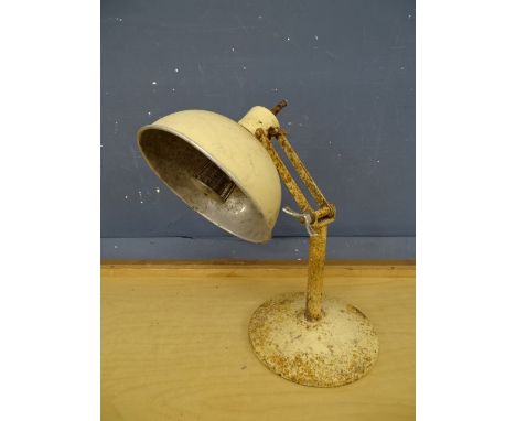 Vintage desk/work lamp (in need of re-wiring)&nbsp;