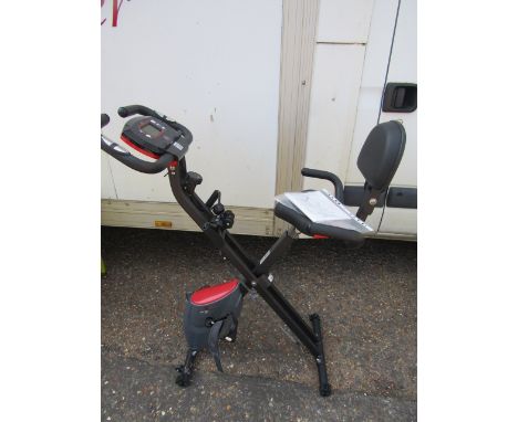 Exercise bike with manual