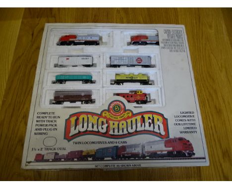 Bachmann 'Long Hauler' electric train set in box&nbsp;