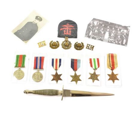 A Second World War Fairbairn Sykes Fighting Knife, First Pattern, Second Type, to PO/X101222 Sgt. R "Titch" Rickaby, P Troop,