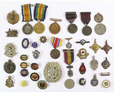 A First World War Pair, awarded to 27164 PTE.C.DOWSON, S.STAFF.R., comprising British War Medal and Victory Medal; a Special 