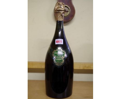 A 150cl magnum bottle of Gosset Grand Millesime 1989 vintage champagne.  