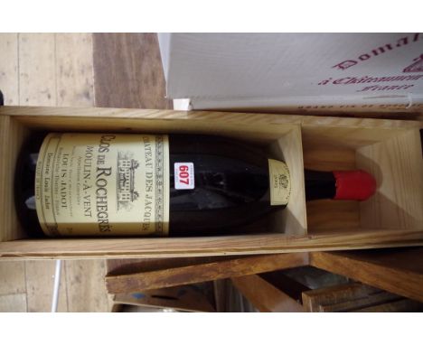 A 3 litre Jeroboam bottle of Chateau des Jacques Clos de Rochegres 2003, Louis Jadot, in owc.PLEASE NOTE: ADDITIONAL VAT ON T