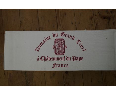 A case of twelve 75cl bottles of Chateauneuf-du-Pape Grand Tinel,&nbsp;1998, in oc. (12)PLEASE NOTE: ADDITIONAL VAT ON THE HA