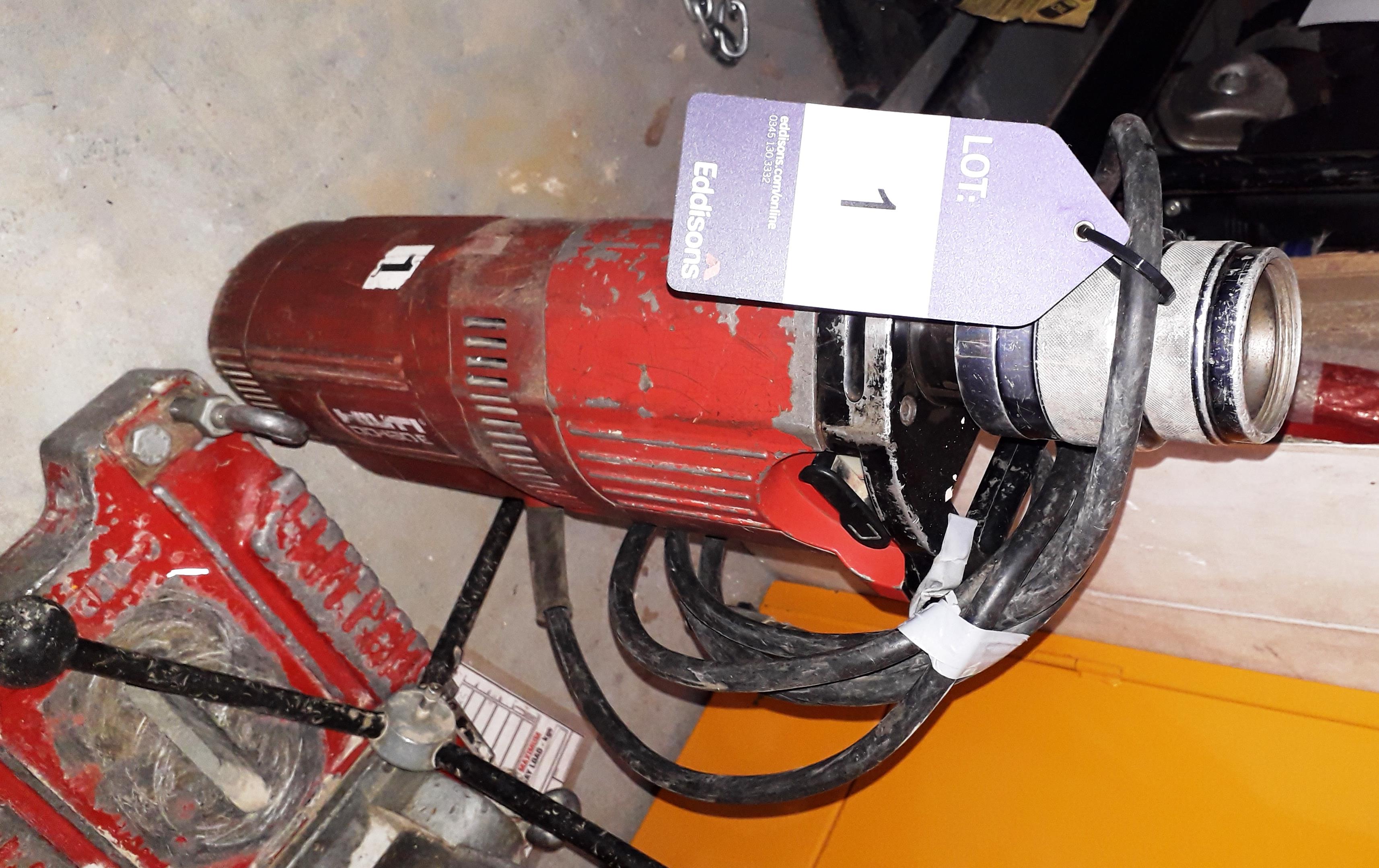 Hilti DD160E Diamond Coring Drill with Hilti DDR100S Diamond Core Rig