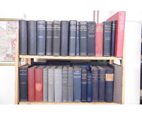Corbett (Julian S. & Newbolt, Henry). History of the Great War..., Naval Operations, 5 volumes in 9 (text and maps), 1st edit