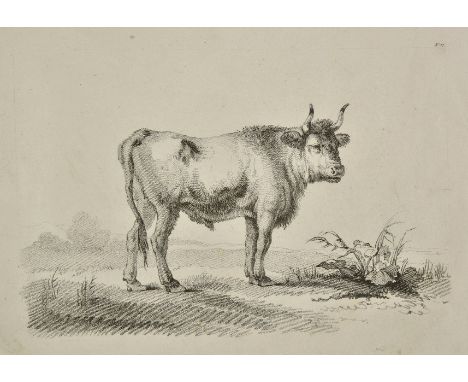 Huet (Villiers). Rudiments of Cattle, R. Ackermann, 1805, 4 parts in one, 24 uncoloured lithographed plates, marginal waterst