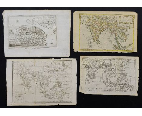 India & Asia. A mixed collection of twenty-eight maps, mostly 18th & 19th century, engraved and lithographic maps of India an