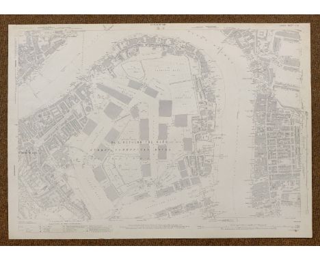 London. Ordnance Survey (publishers), A collection of sixty-two maps, mostly early 20th century, detailed uncoloured maps on 