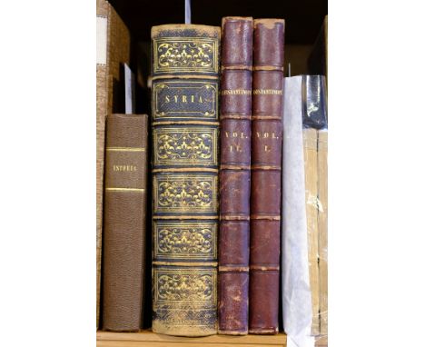 Carne (John). Syria, The Holy Land, Asia Minor &c. Illustrated...., by W. H. Bartlett, William Purser &c. 3 volumes in one, p