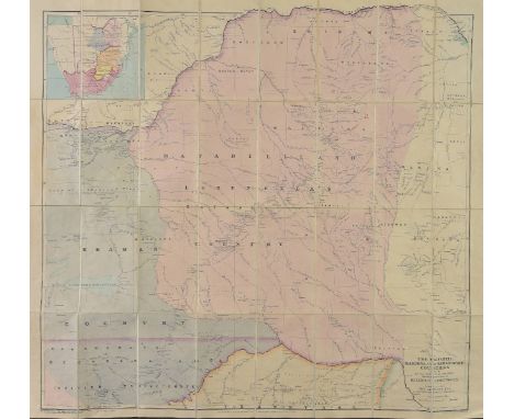 *Cawston (George). Goldfields between the Limpopo and Zambezi, 1889. A Map of the Matabili, Mashona, and Bamangwato Countries