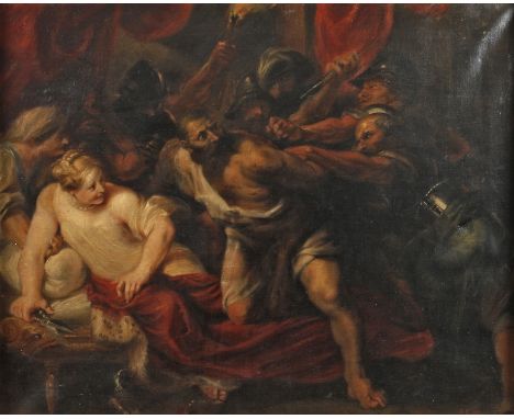 nach Rubens, Die Gefangennahme Simsonsqualitätvolle Kopie nach dem Original von Peter Paul Rubens aus den Anfangsjahren des 1