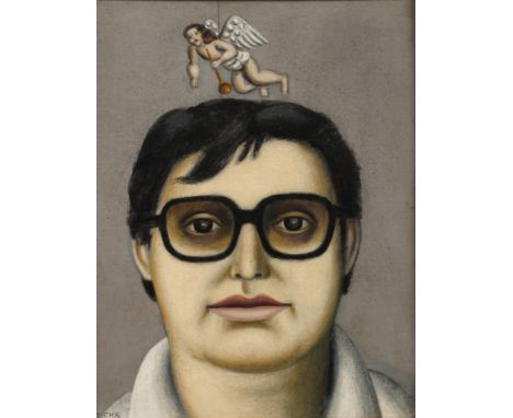 Hans Ticha, Portrait des Schriftstellers Eckart KrumbholzPortrait des mit dem Künstler befreundeten Schriftstellers Hans Krum